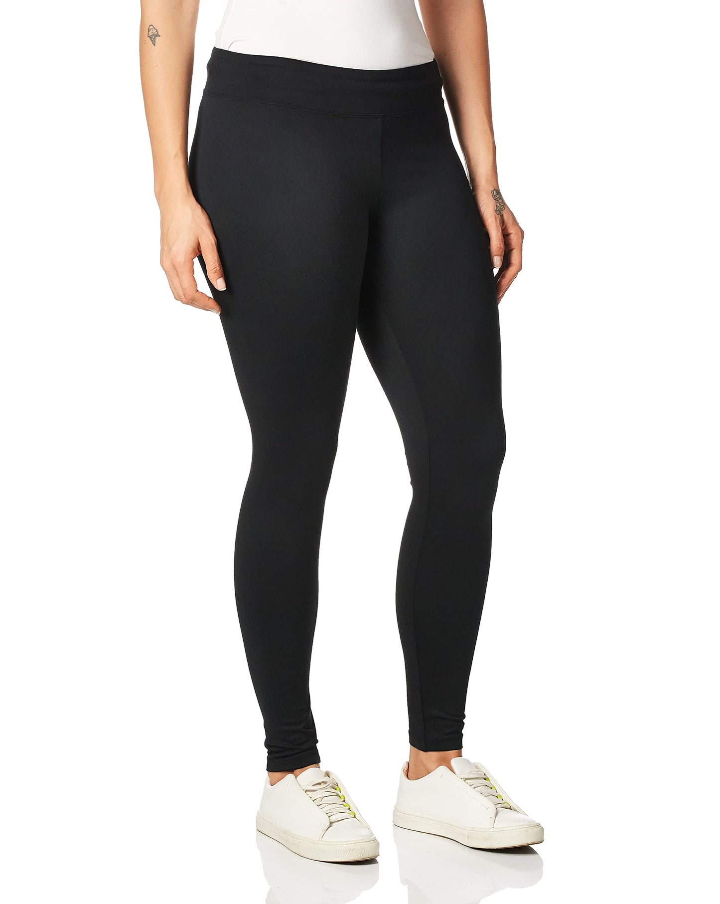 Hanes Women's Constant Comfort Leggings Q71127 1 Pair, Black, Medium