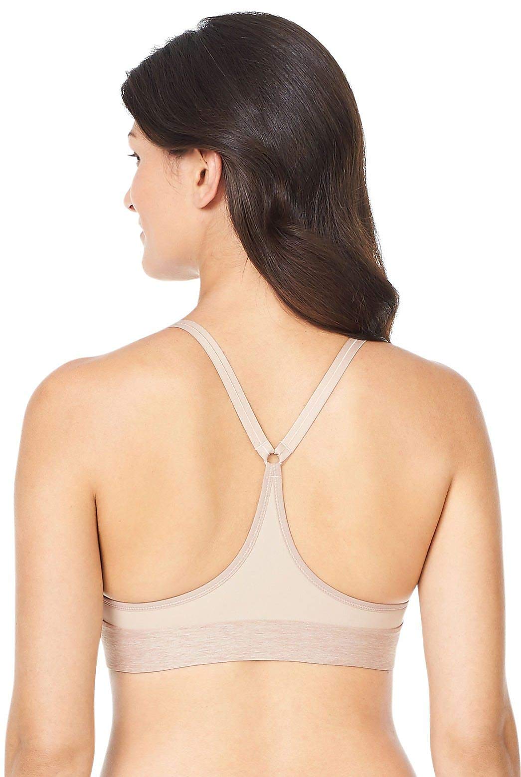 Warner's Women's Play It Cool Wire-free Cooling Racerback Bra, -toasted almond, 34B