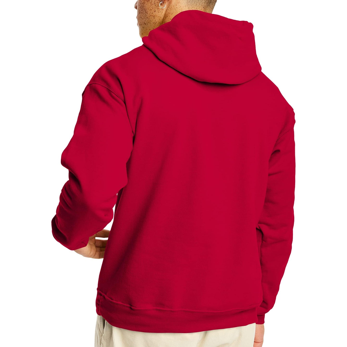 Hanes mens Pullover Ecosmart Hooded Sweatshirt Hoody, Deep Red, 4X-Large US