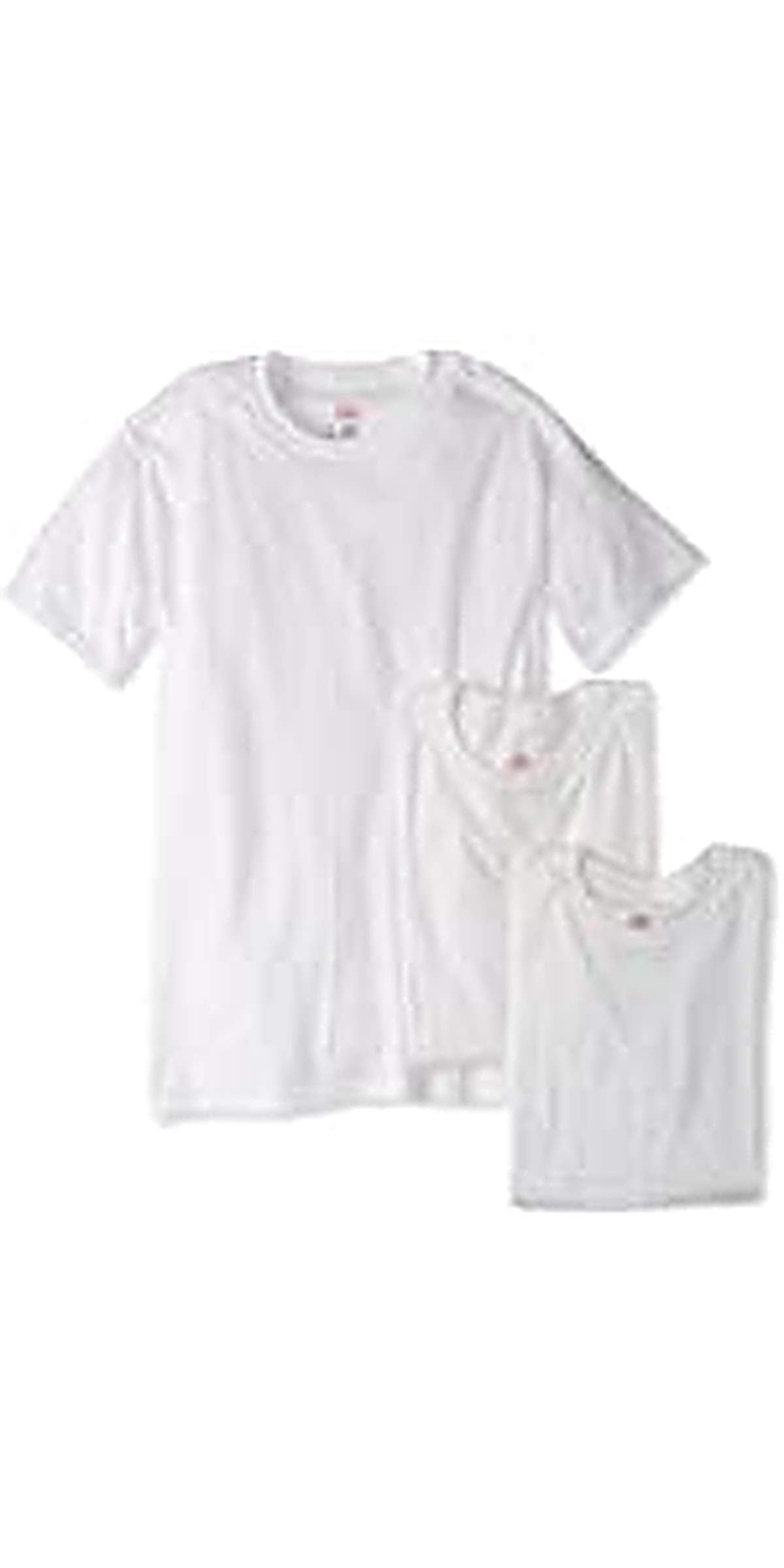 Hanes Men's ComfortSoft Crewneck Undershirt 3-Pack