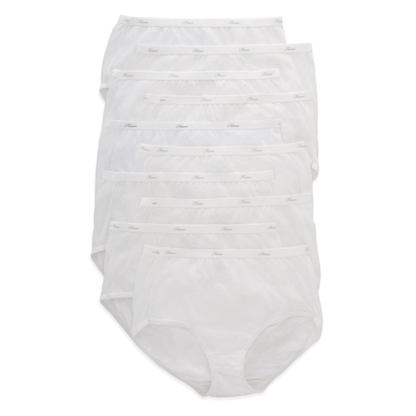 Hanes womens Cotton briefs underwear, 10 Pack - Brief Assorted 1, 7 US