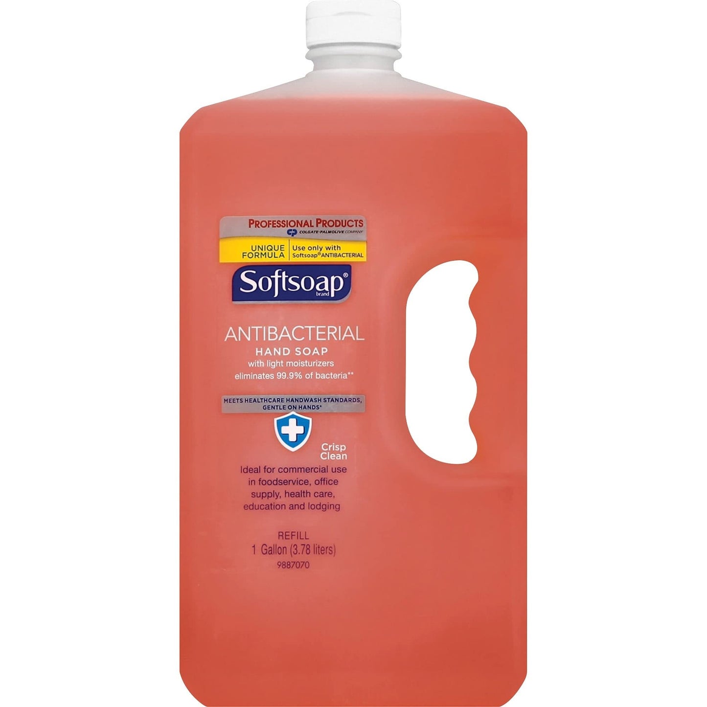 Softsoap Antibacterial Liquid Hand Soap Refill, Crisp Clean 1Gallon