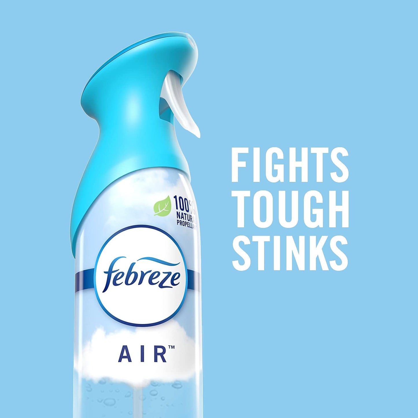 Febreze Air Mist Air Freshener Spray, Odor-Fighting Room Spray, Air Fresheners for Home and Bathroom and Kitchen, Aerosol Can, Linen & Sky Scent, 8.8oz, 2 Count