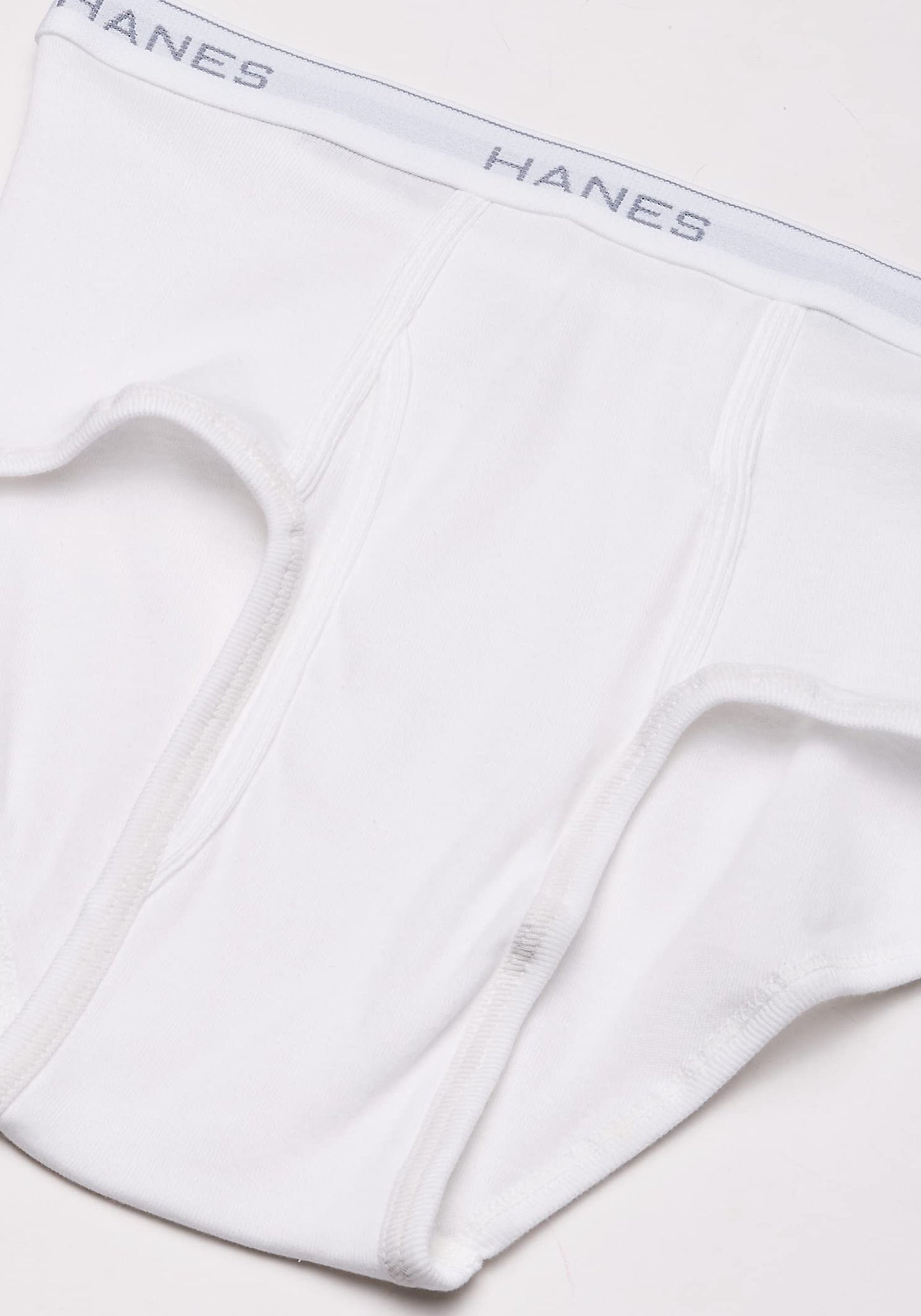 Hanes Men's Big White Pack of 7 Tagless 2XL-2XG Full Rise Briefs With Comfort Flex Waist Band
