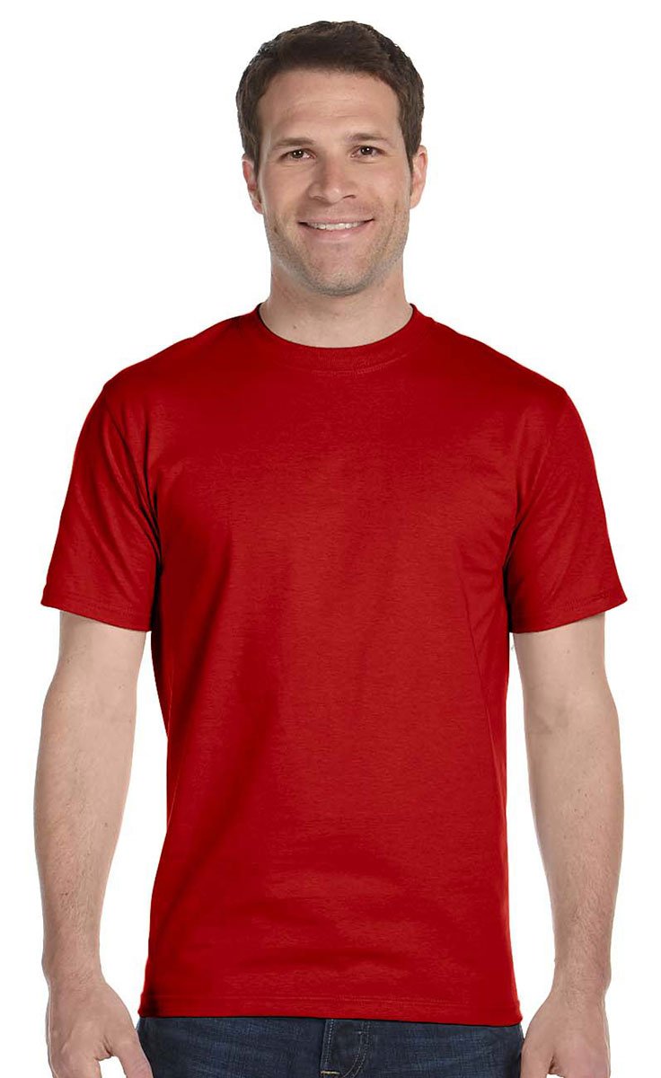 Hanes Beefy-T Adult Short-Sleeve T-Shirt 5180 Light Steel 5XL
