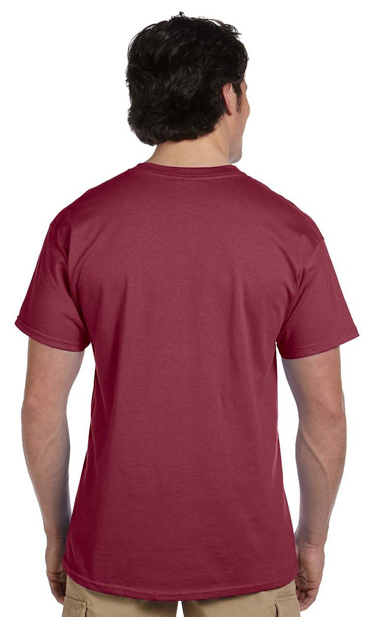Hanes 50/50 Short Sleeve T - ORANGE - Medium