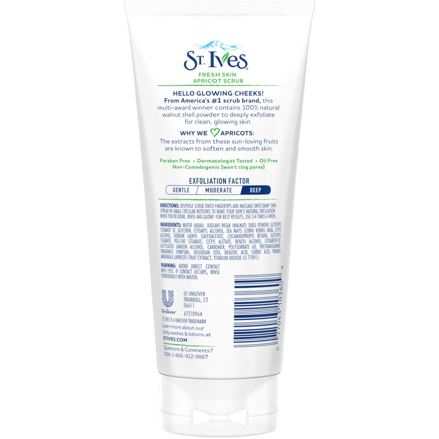 Fresh Skin Apricot Scrub, Invigorates & Smoothes Skin - 6oz - 2 pack