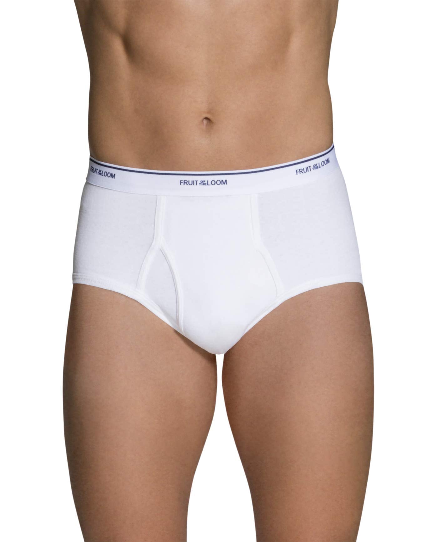 Fruit of the Loom Men's 7-Pack Basic Brief (Large, White 8 Pack )