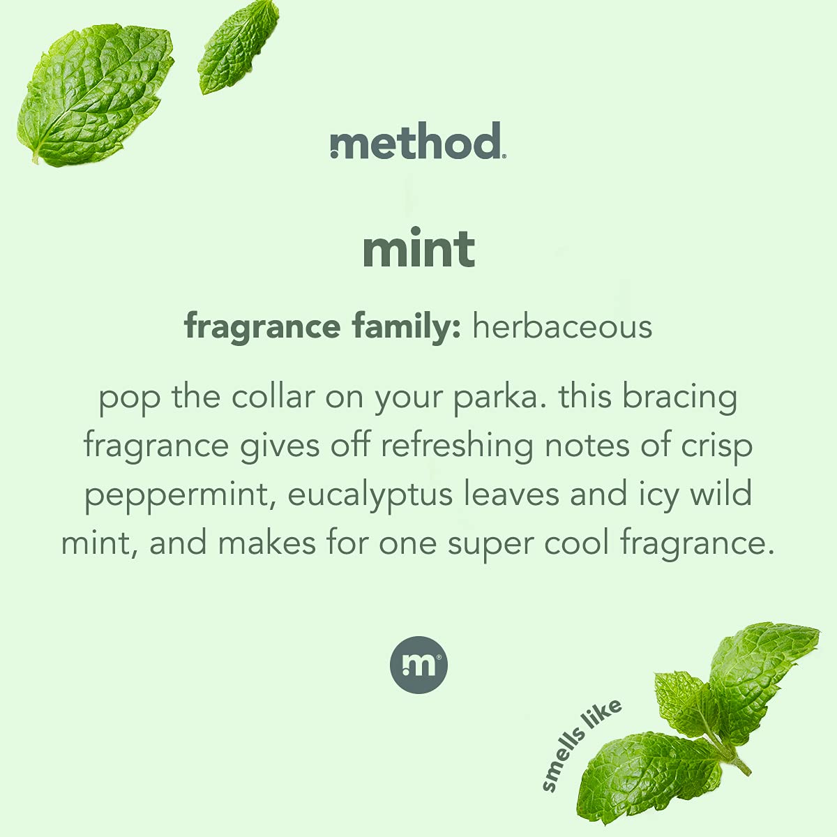 Method Glass Cleaner Spray, Mint, Ammonia Free & Plant-Based Solution, Mirror & Window Cleaner - Great for Indoor & Outdoor Glass Surfaces, 28 oz Spray Bottles (Pack of 8)