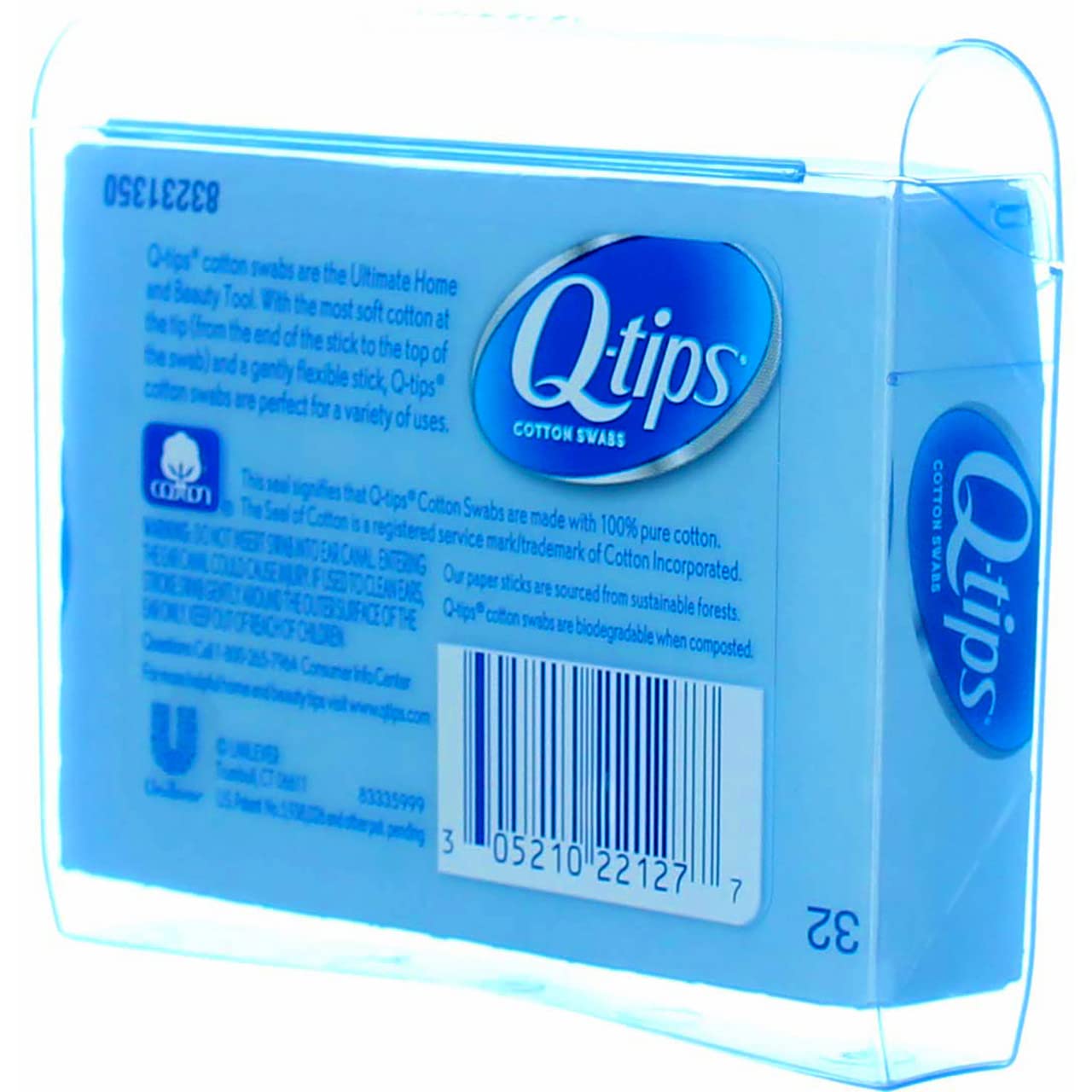 Q-Tips Cotton Swabs 30 Count Purse Pack (12 Pack)
