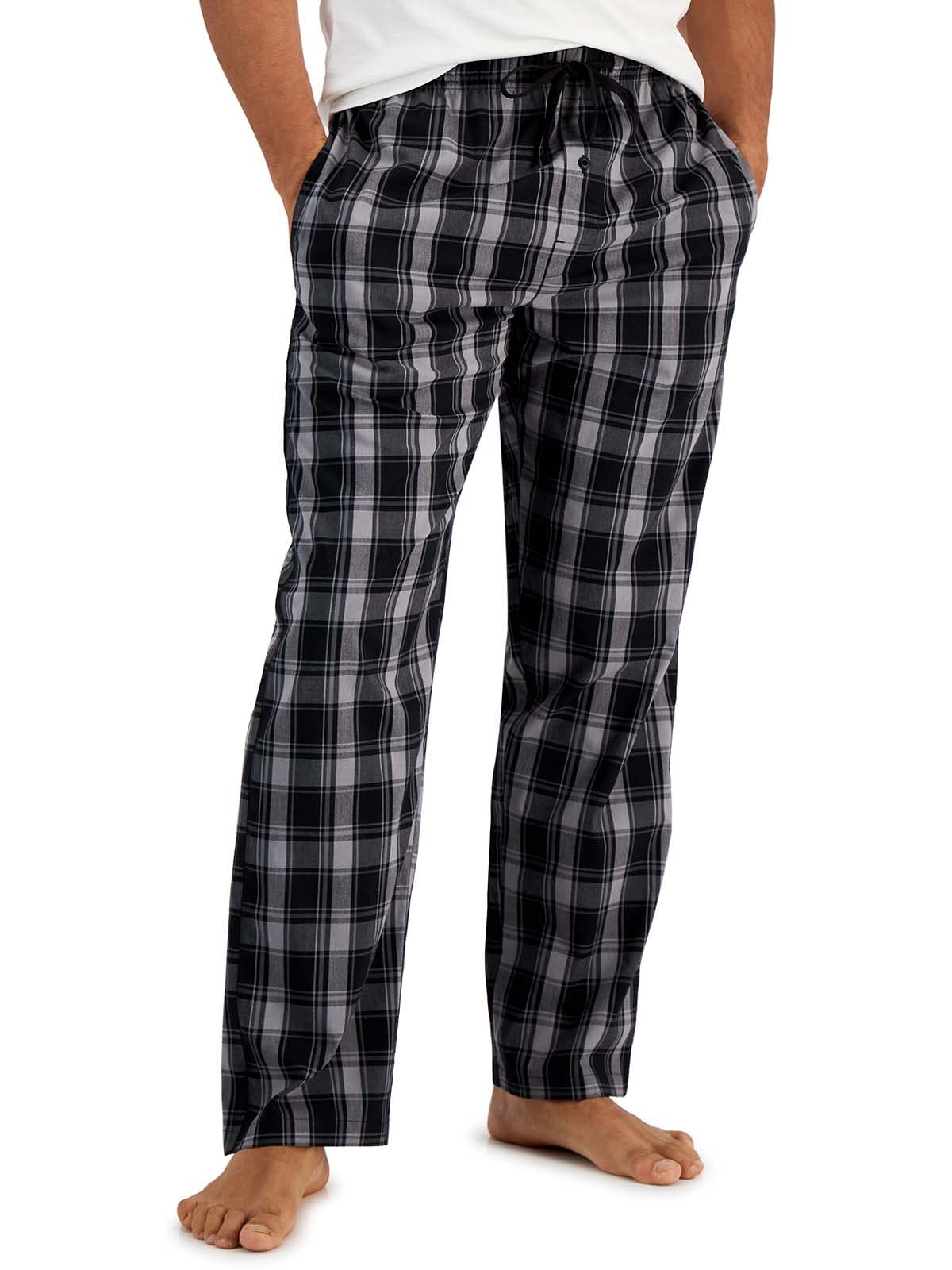 Hanes Men's Woven Pajama Pant, Navy, Large