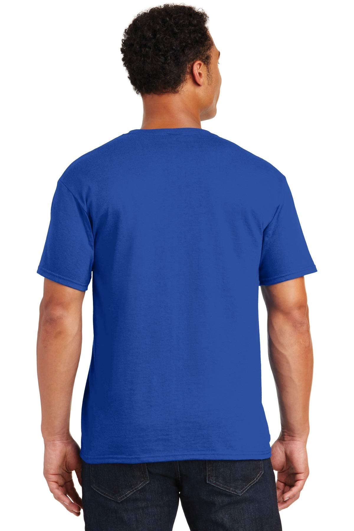 Jerzees Mens DRI-POWER Active Short Sleeve Crew T-Shirt, JZ29MR, 2X, Royal