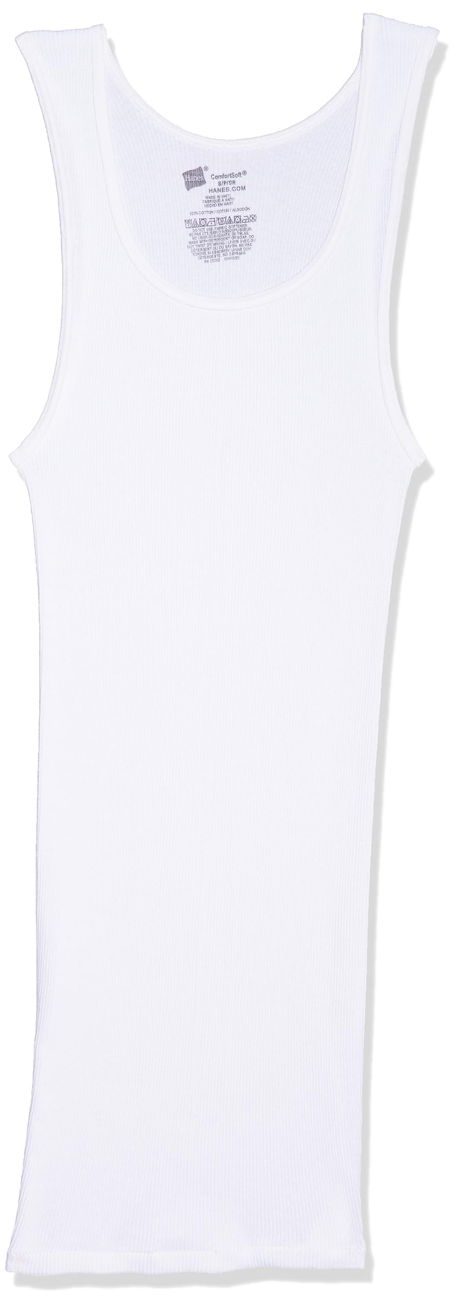 Hanes Mens White A-Shirt 3-Pack, 3X, White