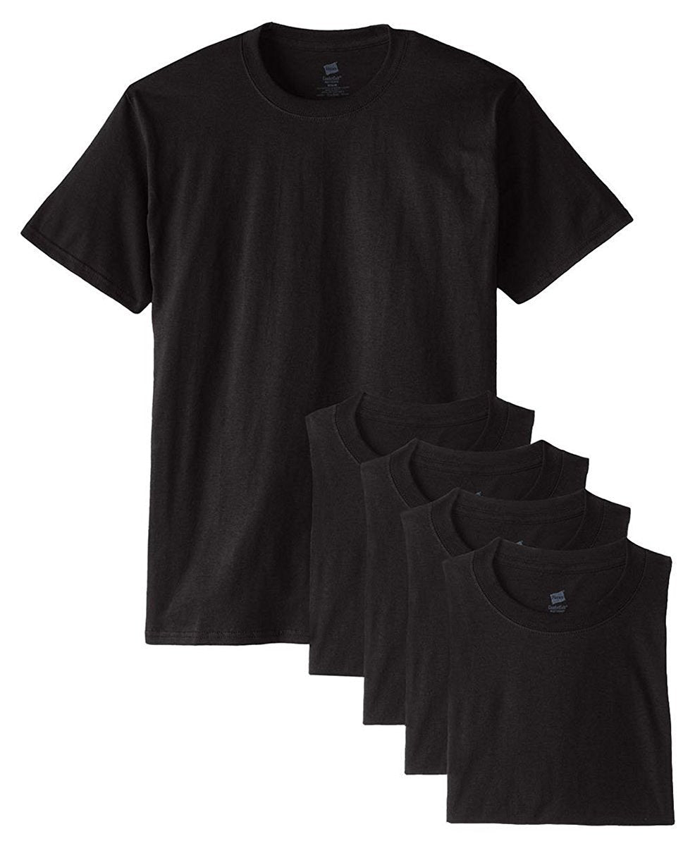 Hanes Men's TAGLESS ComfortSoft Crewneck T 5PK