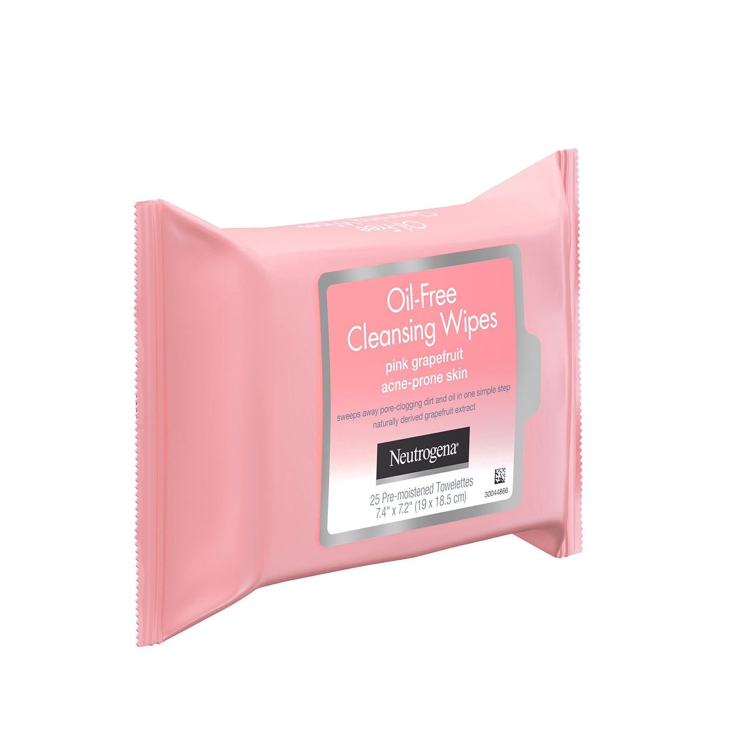 Neutrogena Oil-Free Facial Cleansing Wipes with Pink Grapefruit, 25 Count (Pack of 3)