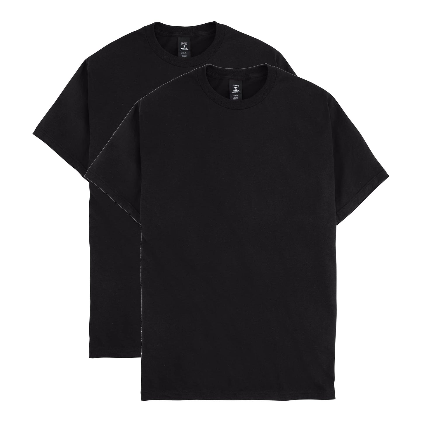 Hanes Men's Short Sleeve Beefy-T (Pack of 2), Deep Red, 4X-Large