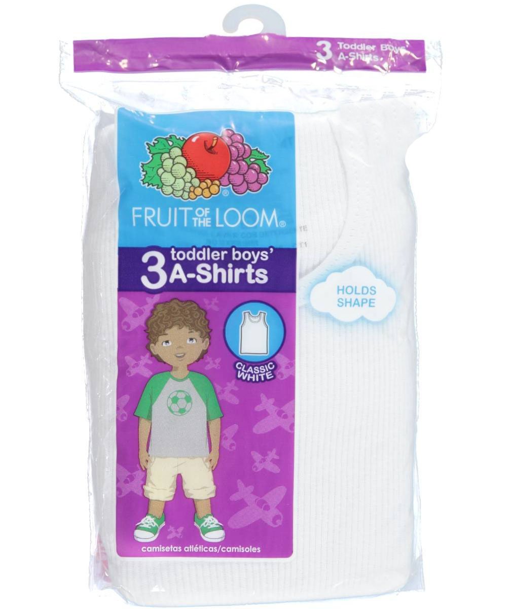 Fruit of the Loom Big Boys' A-shirt, White, size Xlarge