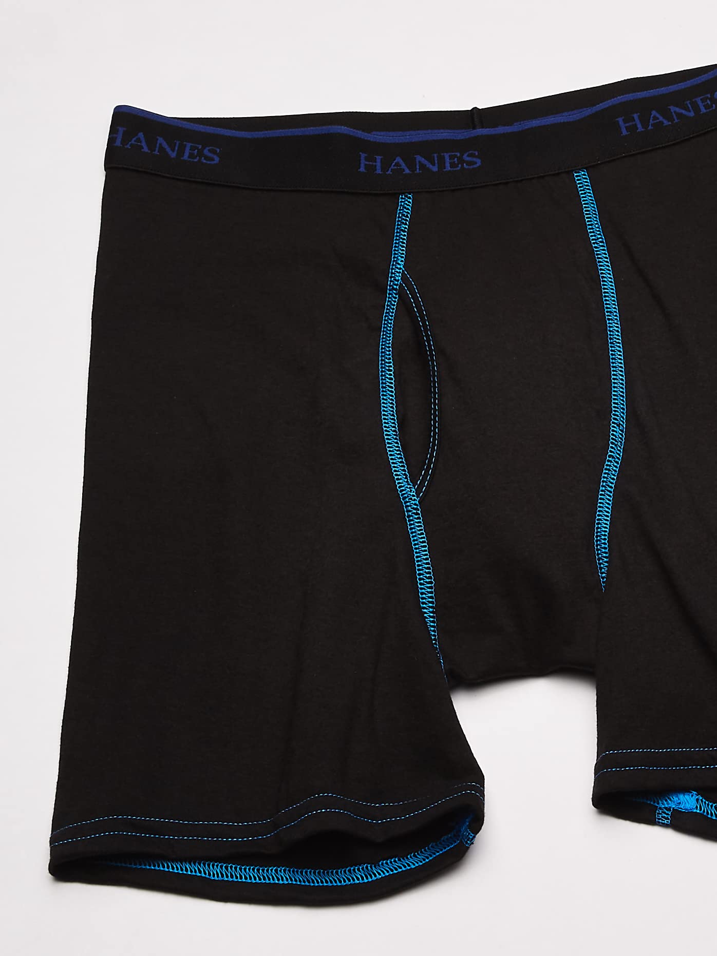 Hanes Boys' Big 3-Pack Ultimate X-Temp Boxer Brief, Black/Grey, Medium