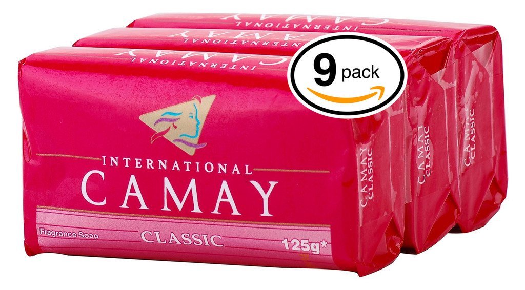 Camay CLASSIC Softly Scented Bar Soap (PACK OF 9) All-in-one exfoliating and moisturizing soap Leaves Skin Smooth & Radian! Great for Hands, Face & Body! (9 Bars, 4.4oz Each Bar)