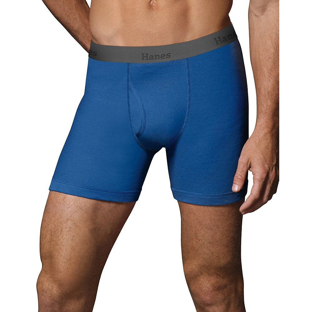 Hanes Ultimate Men's 5-Pack FreshIQ Dyed Boxer Brief 5PACK - XLarge