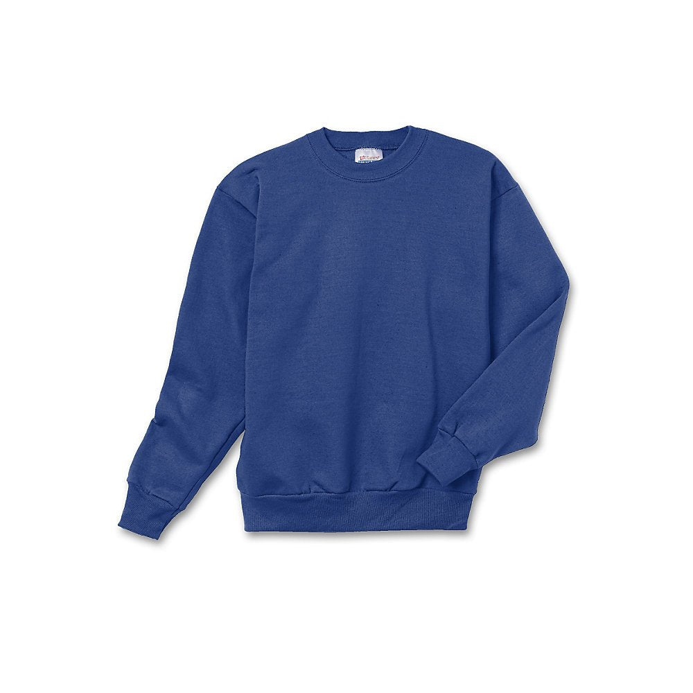 Hanes Youth ComfortBlend EcoSmart Crewneck Sweatshirt_Deep Royal_M