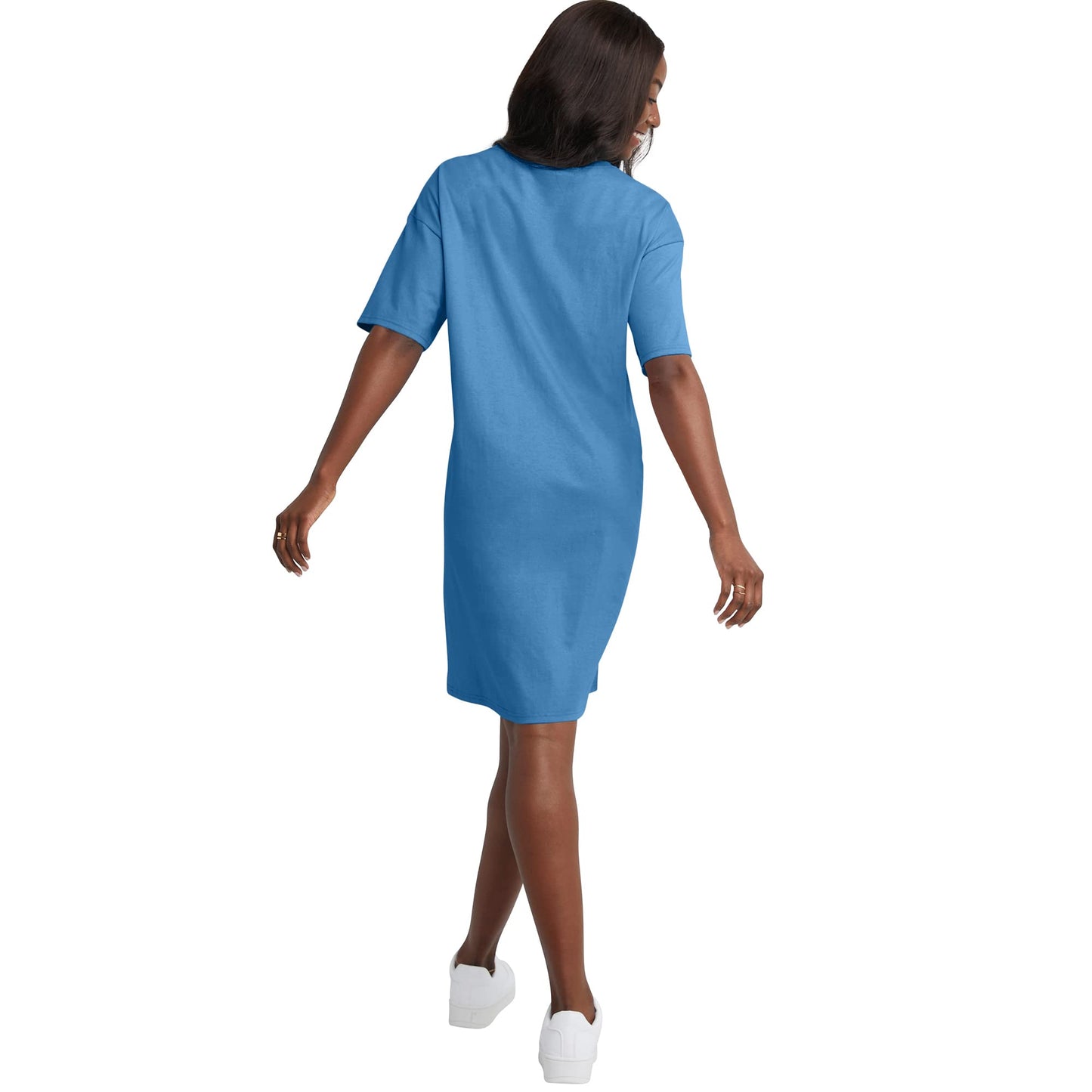 Hanes Women's Wear Around Nightshirt, Denim Blue, One Size