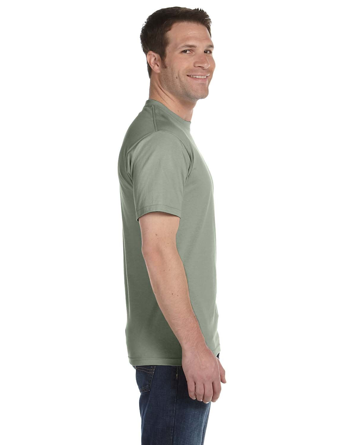 Hanes mens 5180 fashion t shirts, Stonewash Green, Small US