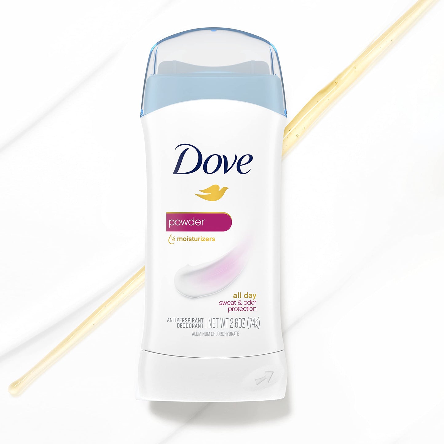 Dove Antiperspirant Deodorant, Powder 2.6 Ounce (Pack of 6)