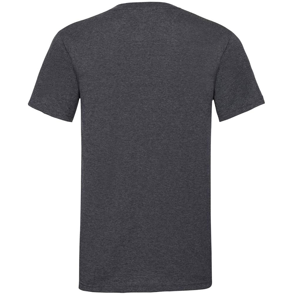 Fruit of the Loom Men's Valueweight V-Neck T-Short Sleeve T-Shirt Medium White