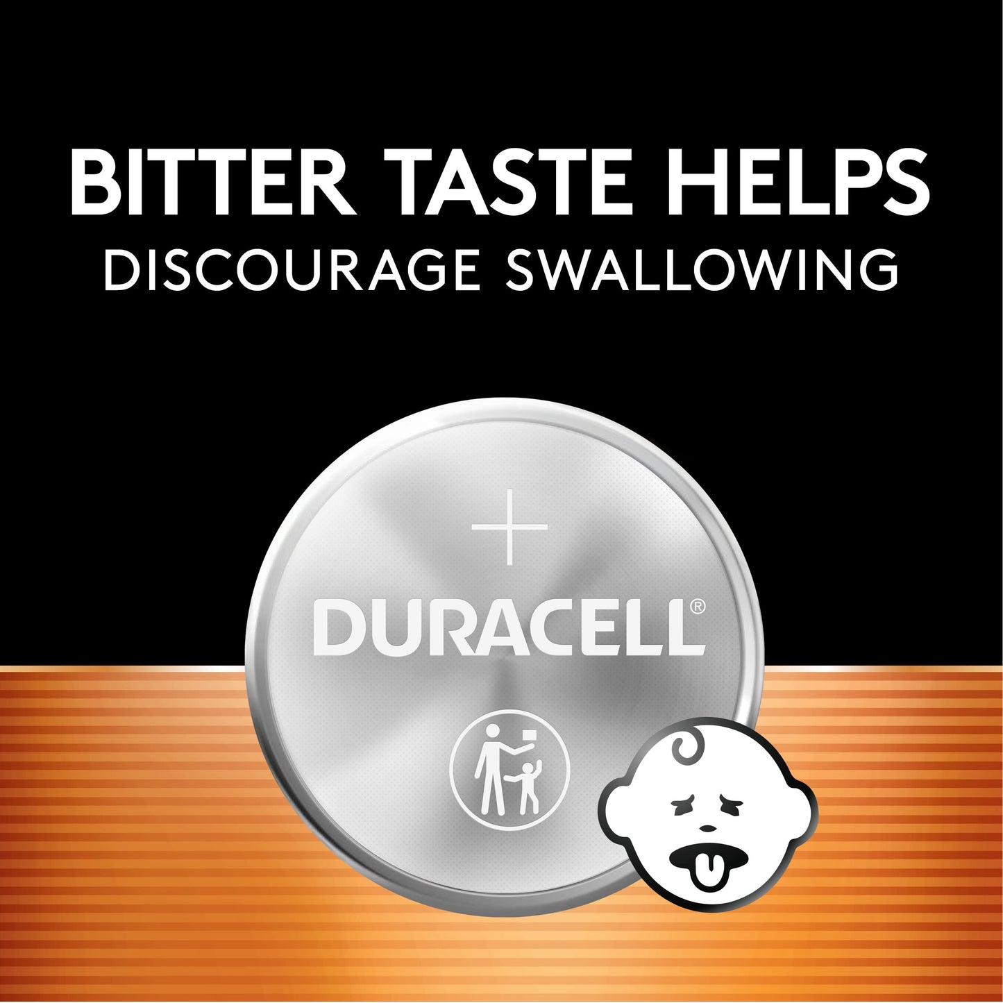Duracell CR2025 3V Lithium Battery, Child Safety Features, 4 Count Pack, Lithium Coin Battery for Key Fob, Car Remote, Glucose Monitor, CR Lithium 3 Volt Cell
