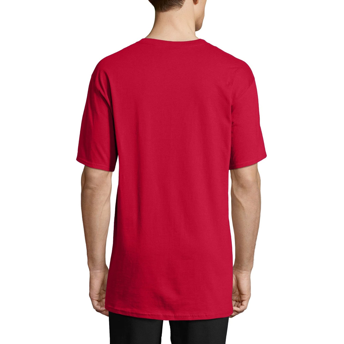 Hanes Men's Short Sleeve Beefy-T (Pack of 2), Deep Red, 4X-Large