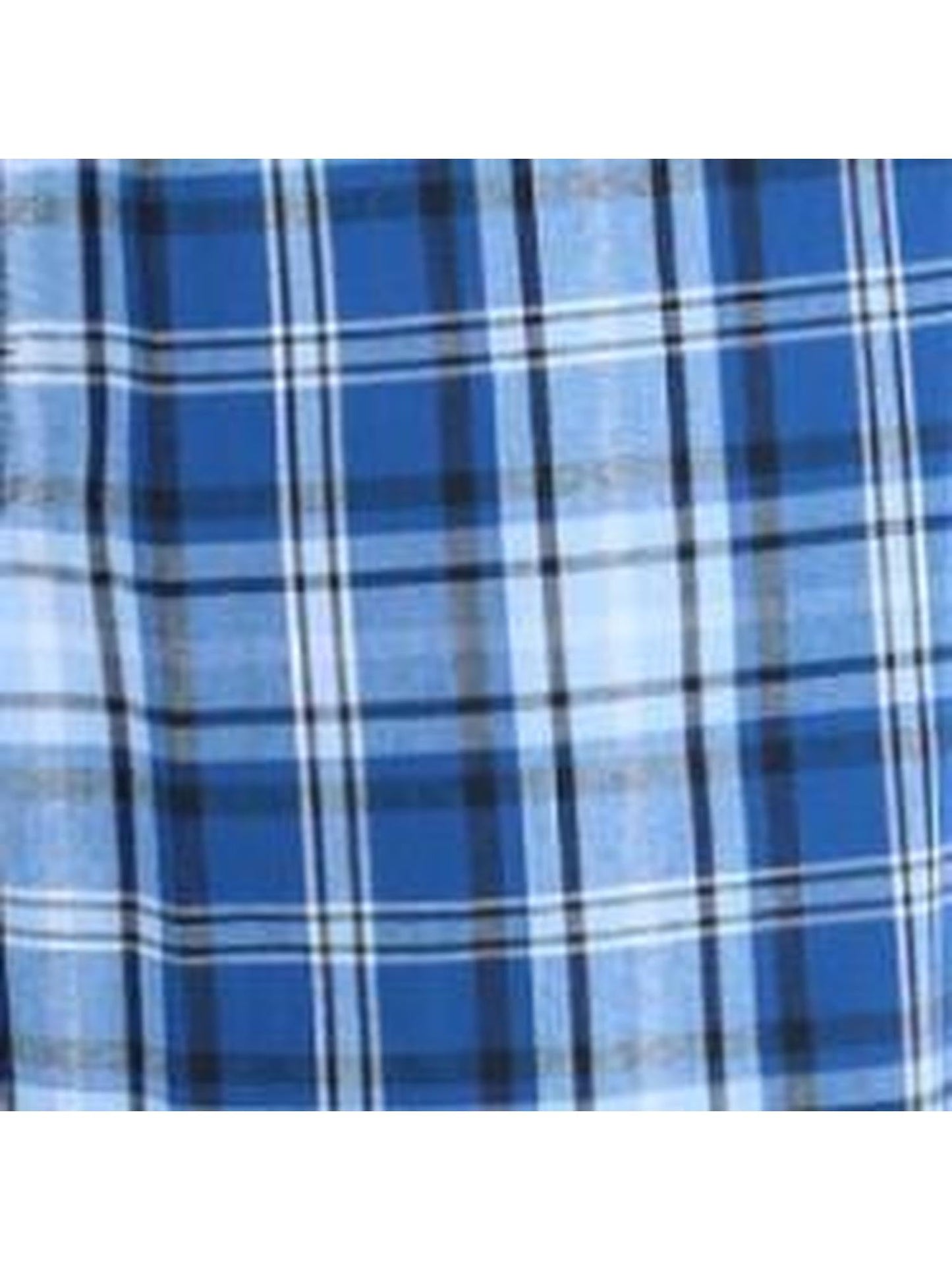 Hanes Men's Tag Free Comfort Flex Plaid Pajama Lounge Pant, XLarge, Blue/White Plaid