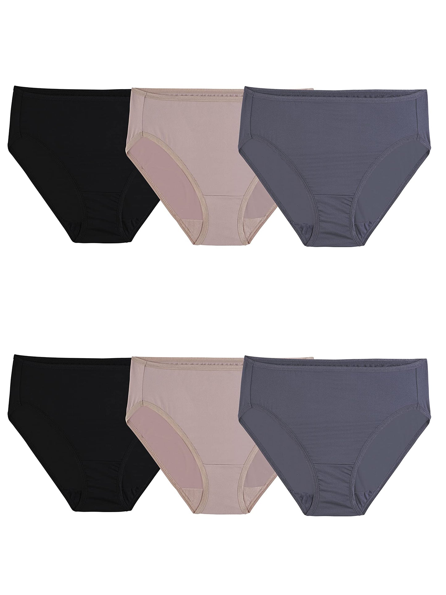 Fruit of the Loom Women's Size Underwear, Brief-Beyondsoft Cotton Blend-Assorted, 13 Plus