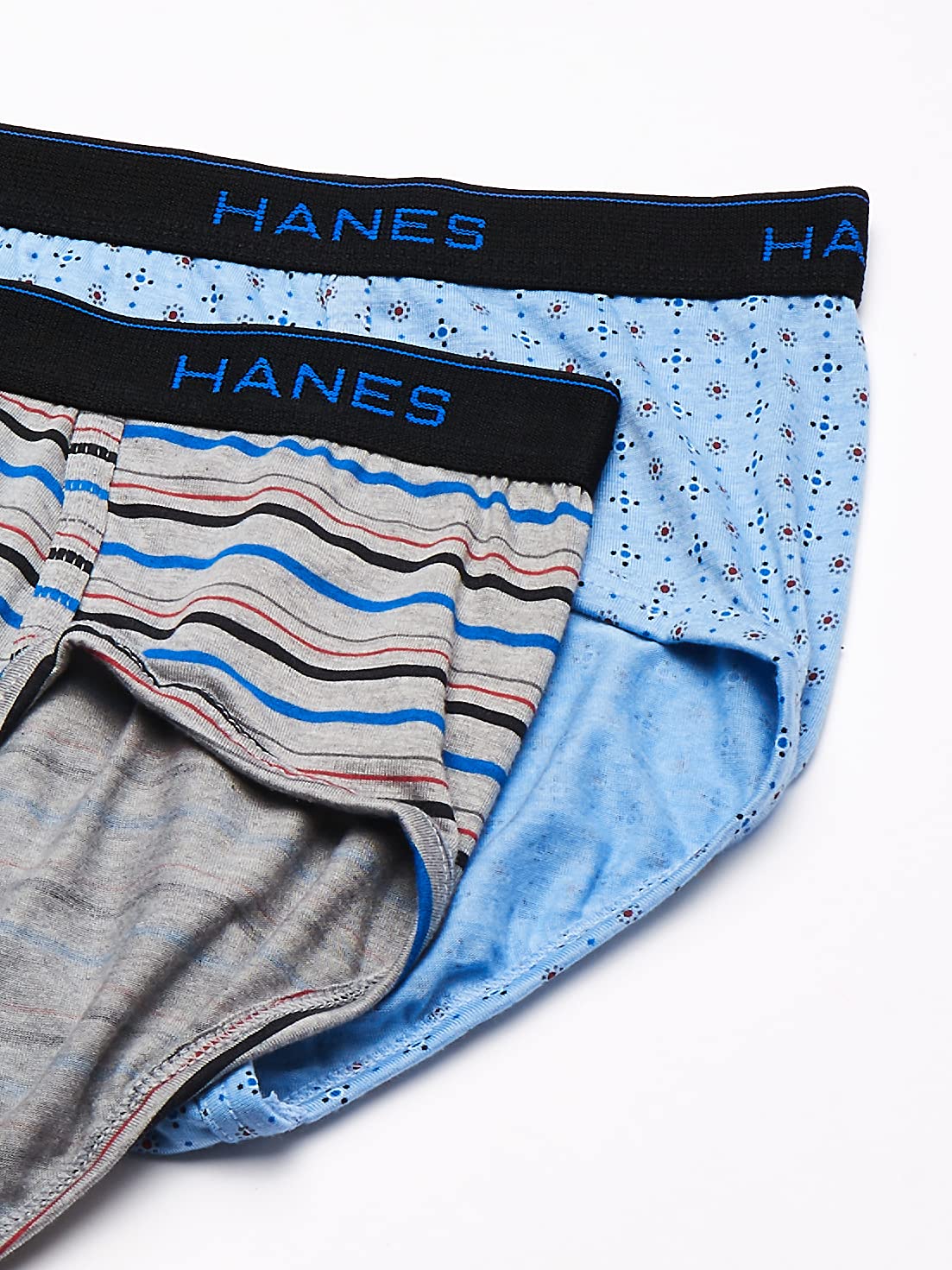 Hanes Men's 5-Pack ComfortBlend Dyed Brief with FreshIQ, Assorted, X-Large