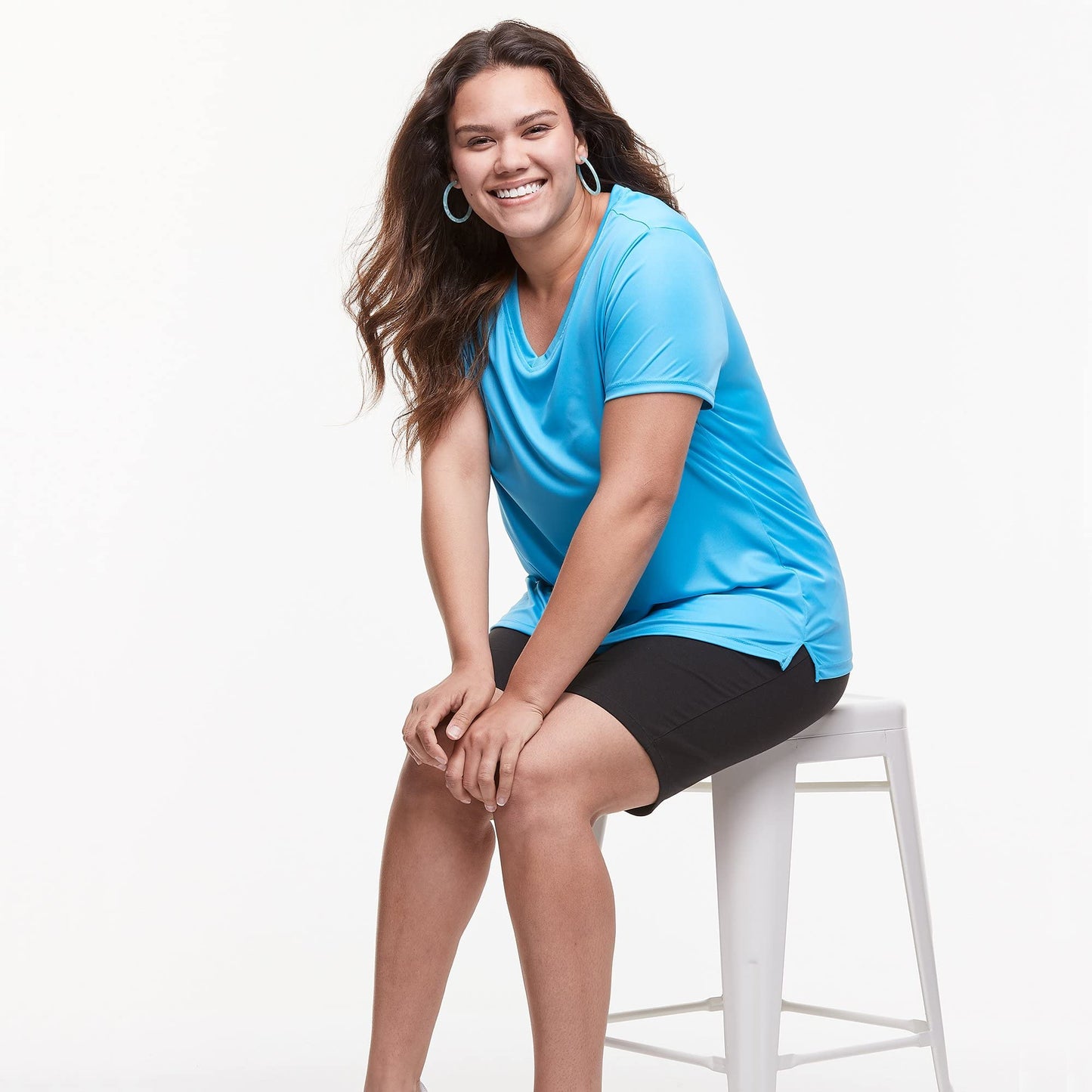 JUST MY SIZE womens Bike athletic shorts, Charcoal Heather, 5X US