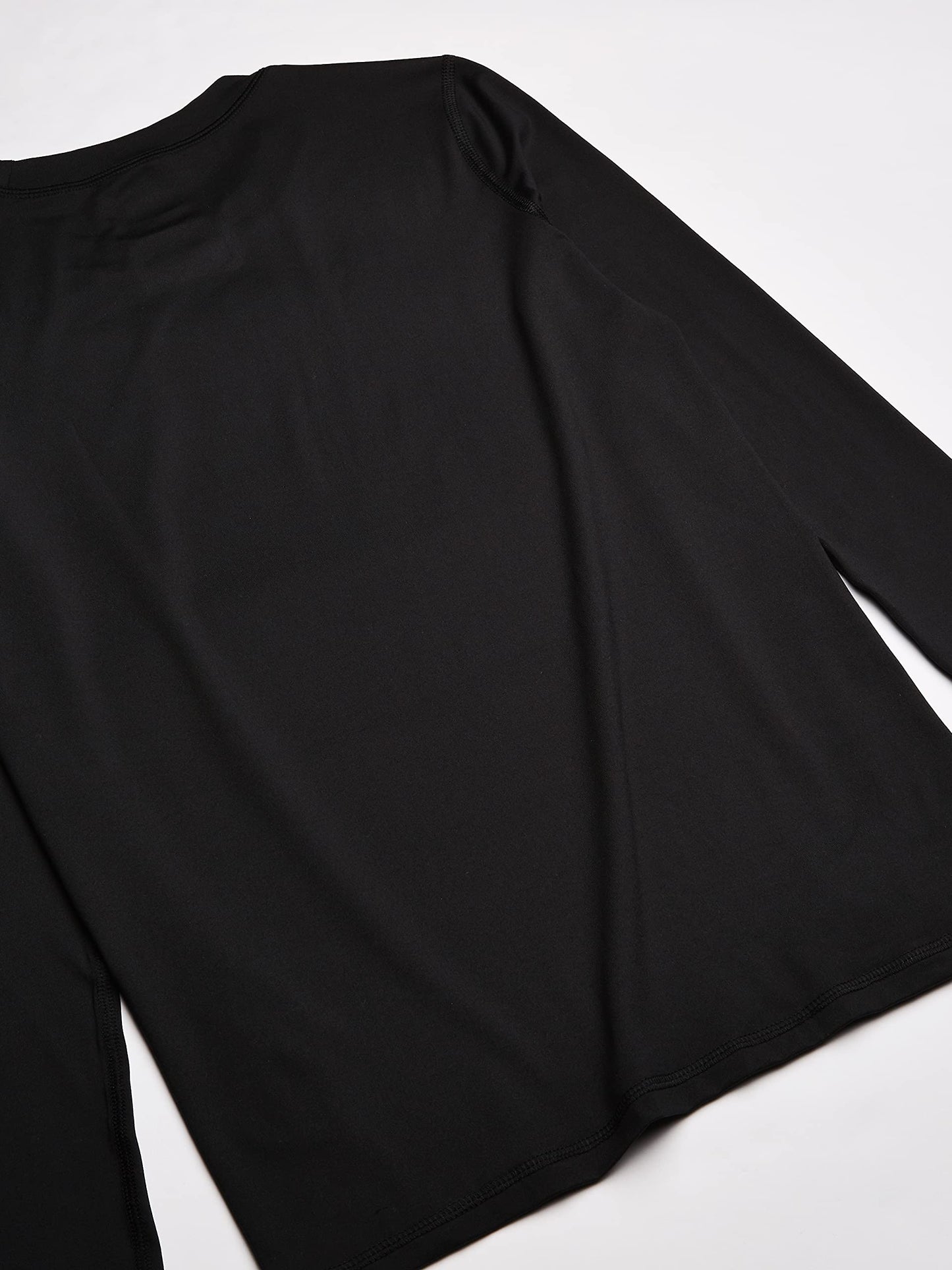 Duofold Boys' Big Flex Weight Thermal Shirt, Black, Large
