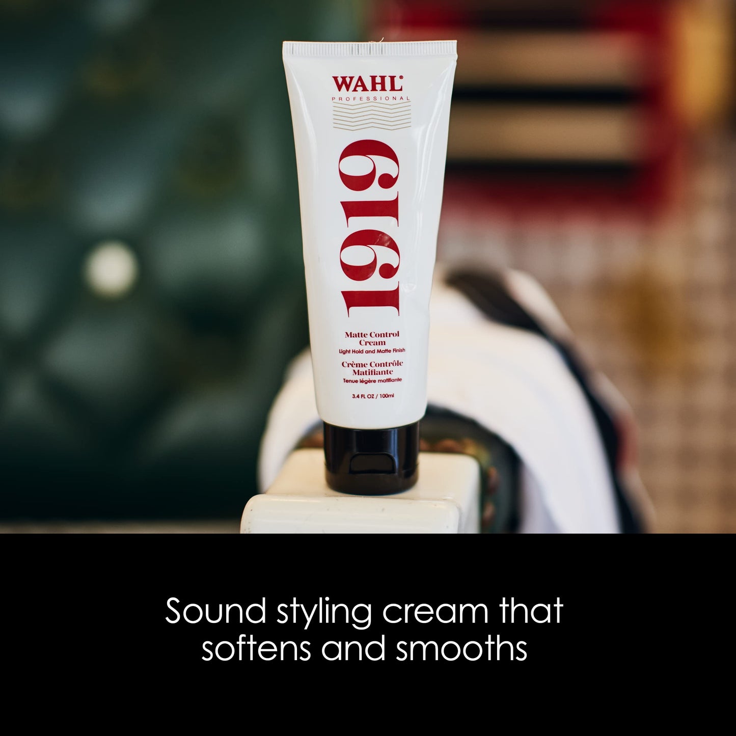 Wahl Professional - 1919 Matte Control Hair Cream - Hair Styling Cream for Men and Women - Travel Size - 3.4 oz