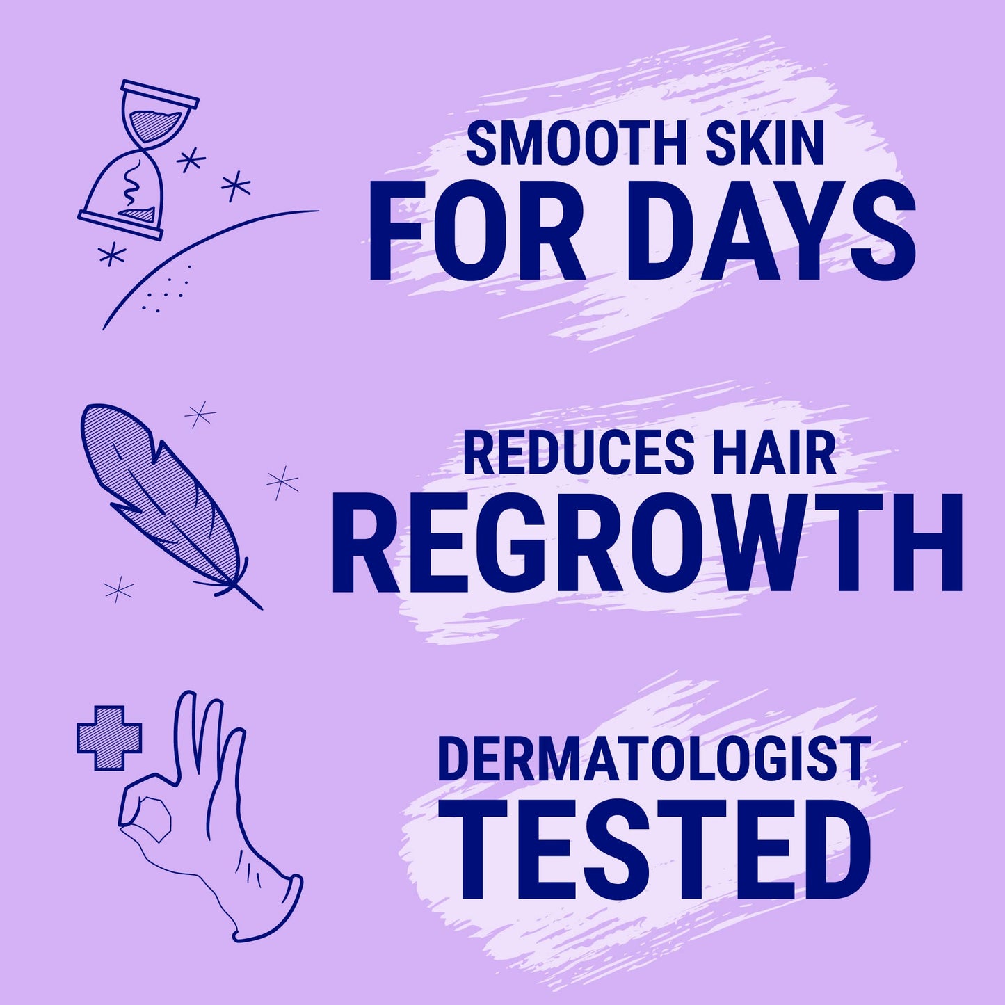 Nair Hair Removal Body Cream with Softening Baby Oil, Leg and Body Hair Remover, 3 Pack