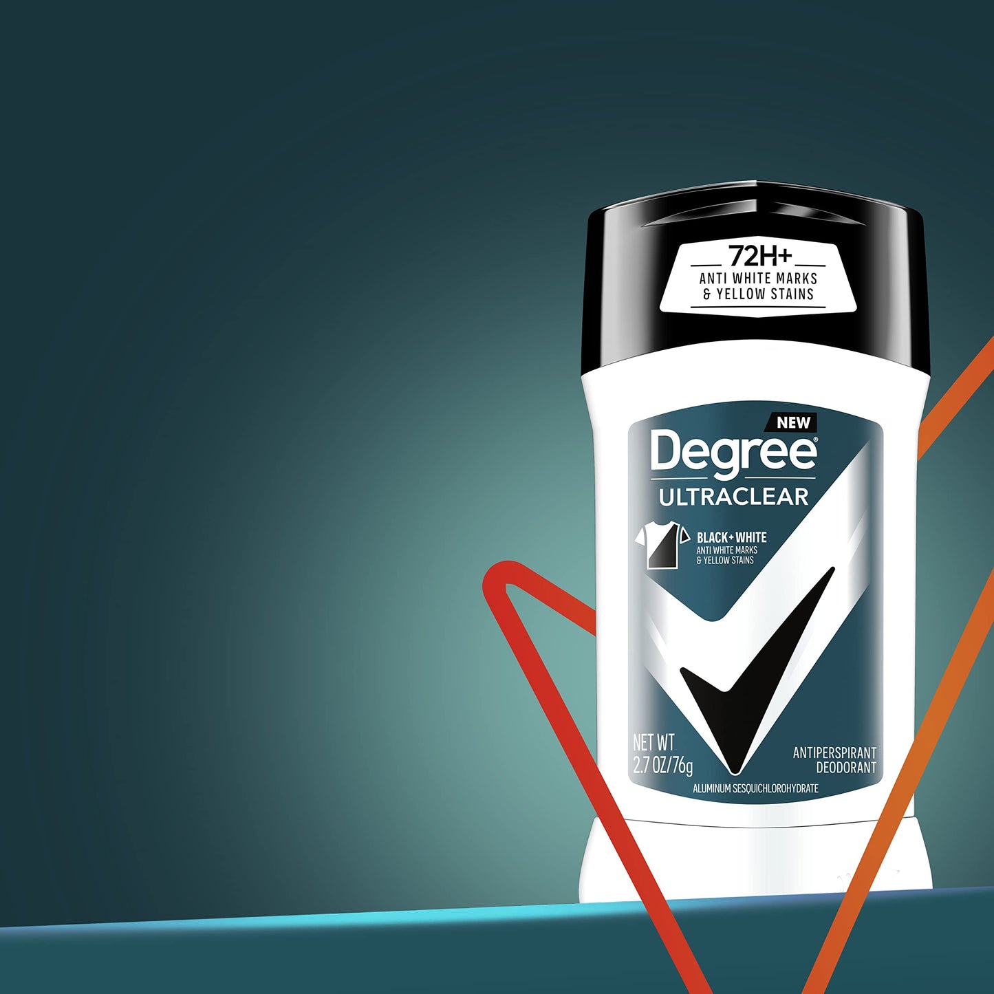 Degree Men Ultra Clear Black Plus White Antiperspirant Deodorant 2.7 Ounce (Pack of 3)
