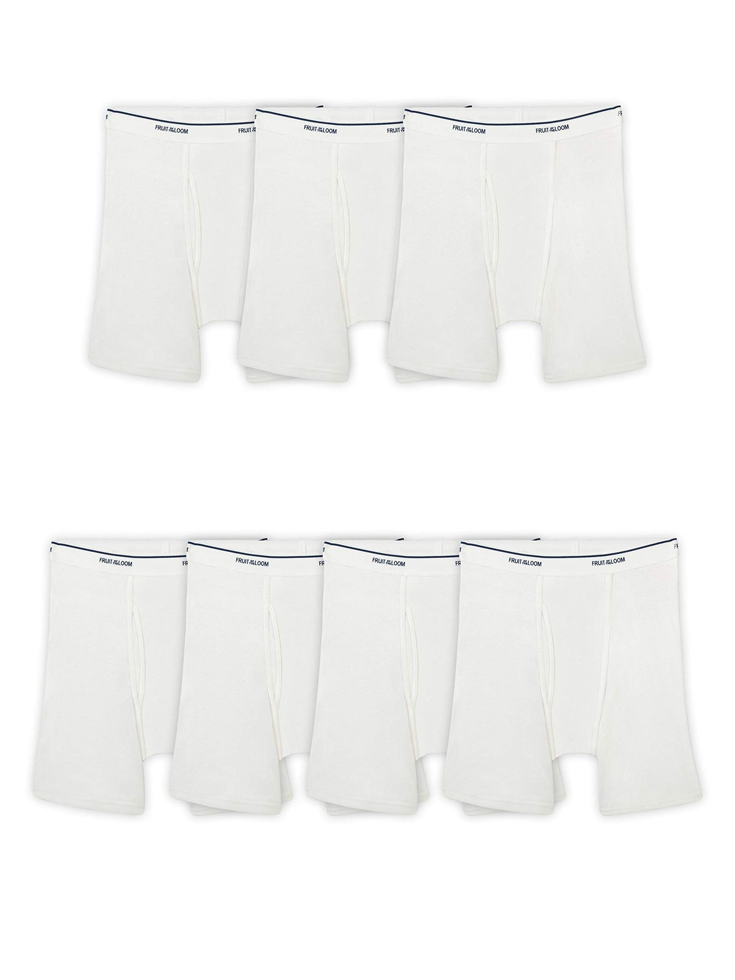 Fruit of the Loom mens Coolzone (Assorted Colors) Boxer Briefs, 6 Pack - Stripe/Solid, 3X-Large US