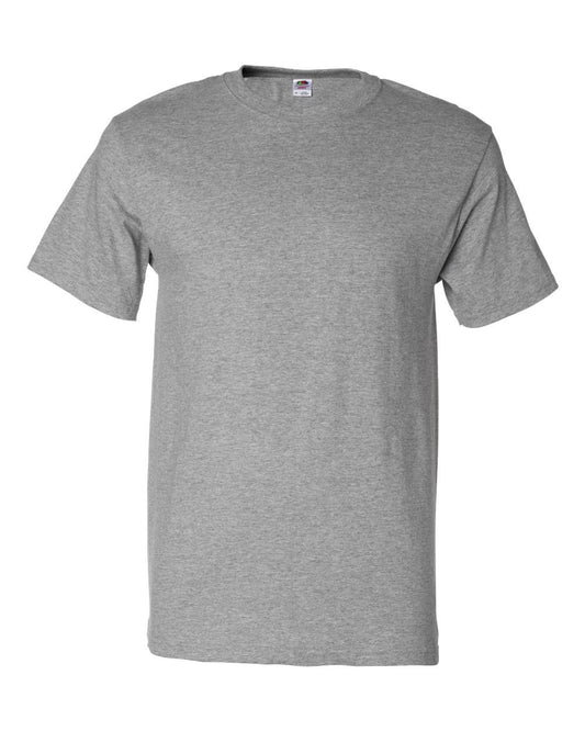 Fruit of the Loom Men’s 12Pack Multi-Grey Crew Neck T-Shirts Undershirts 3XL