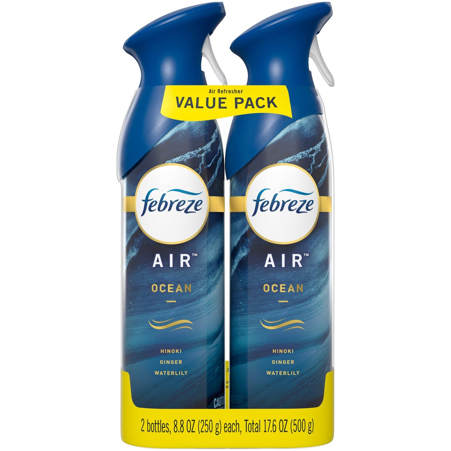 Febreze Odor-Eliminating Air Freshener, Ocean, 2 count, 8.8 fl oz each