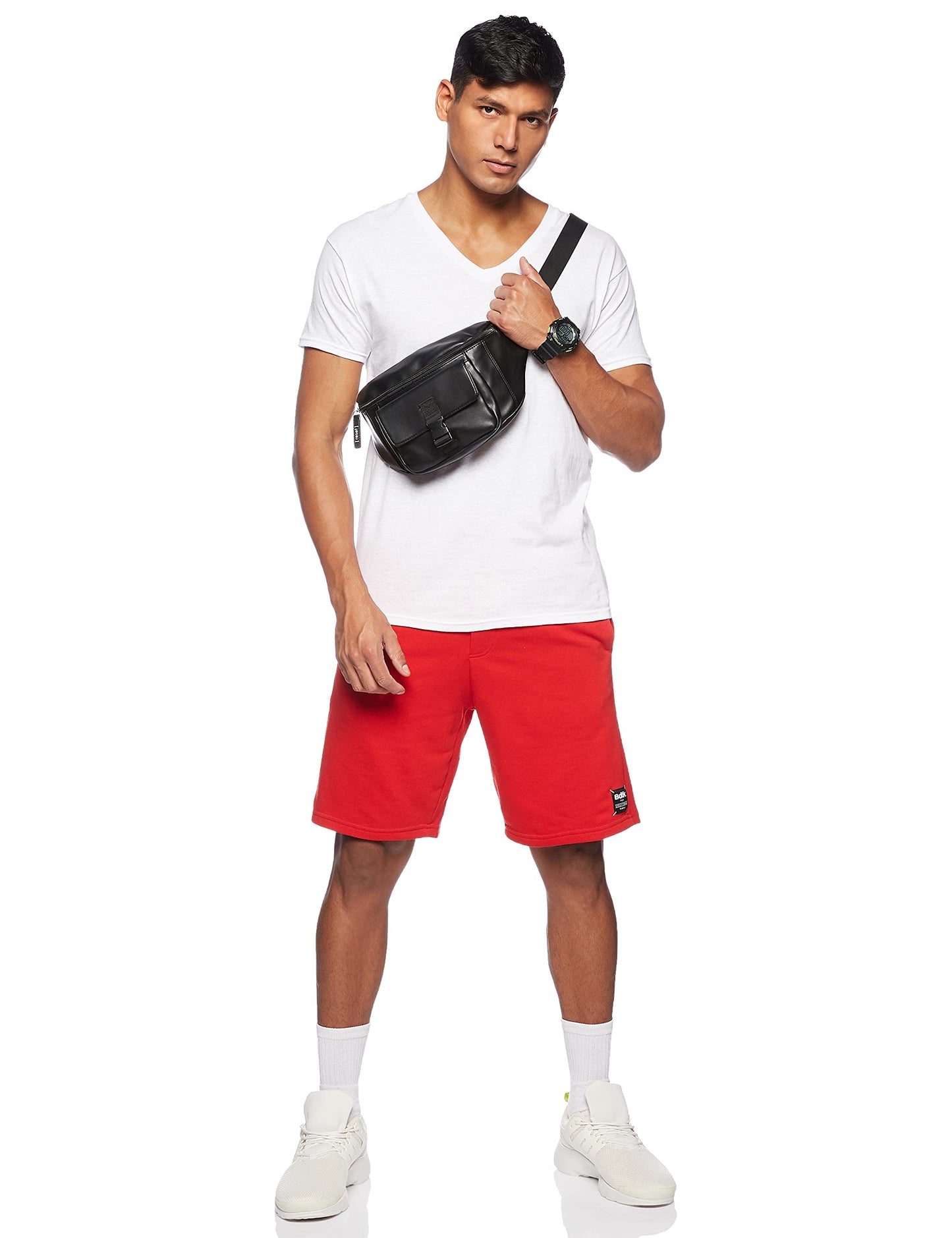 Hanes Men's 7-Pack Comfortsoft Tagless V-Neck T-Shirt (Bonus Pack), White, Small