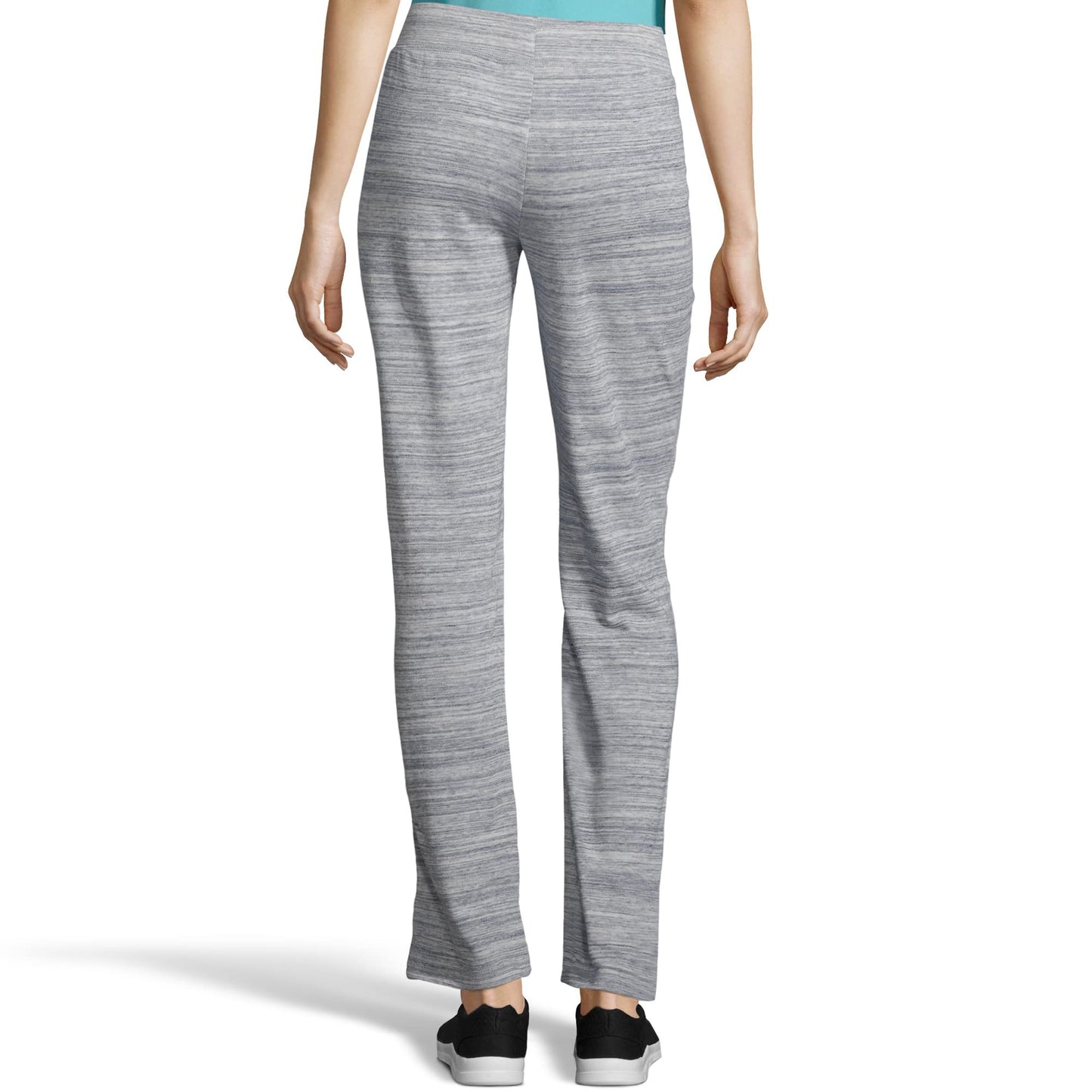 Hanes Women's French Terry Pant, Navy Space Dye, Medium