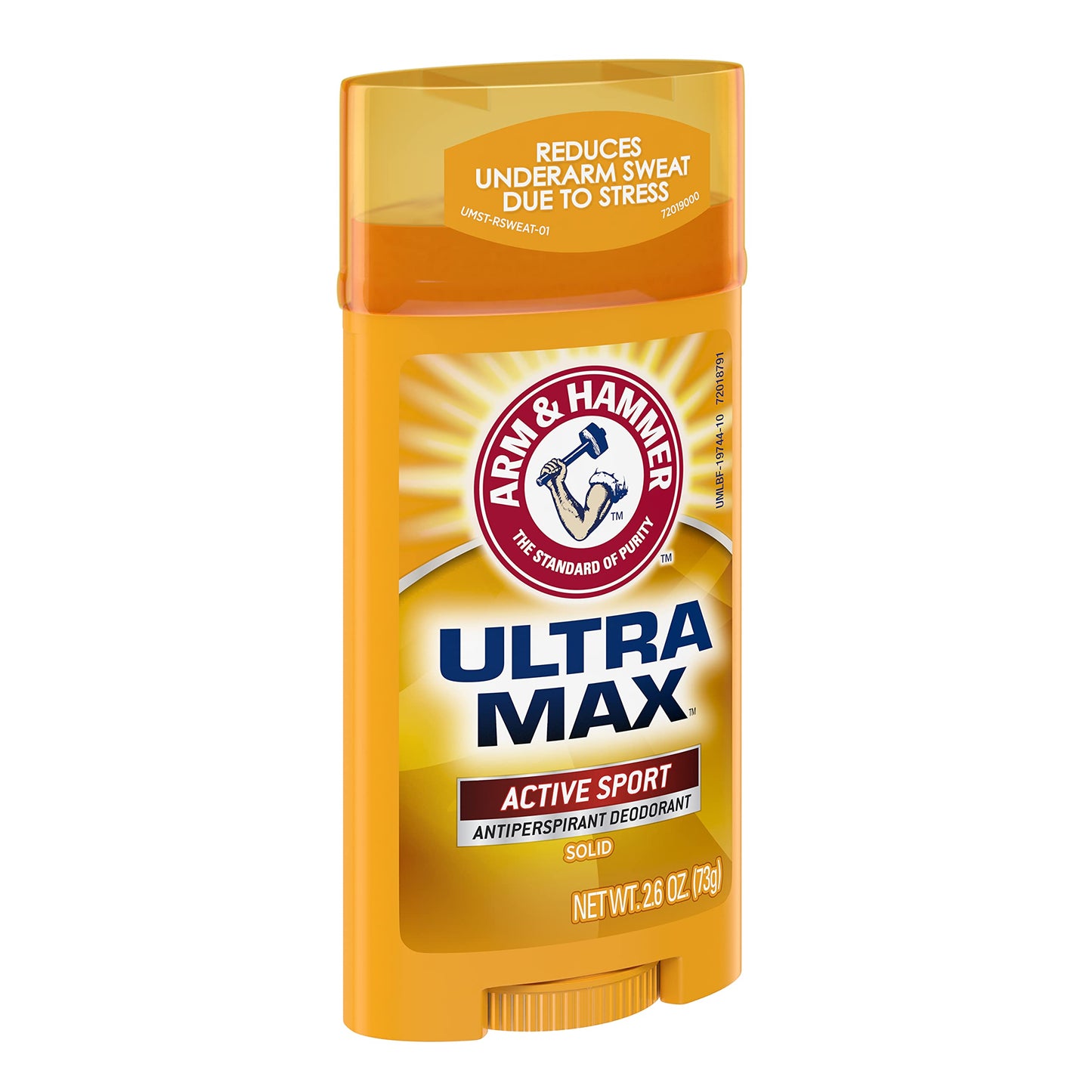 Arm & Hammer Ultramax Active Sport Antiperspirant Deodorant Solid, 2.6oz - Pack of 6