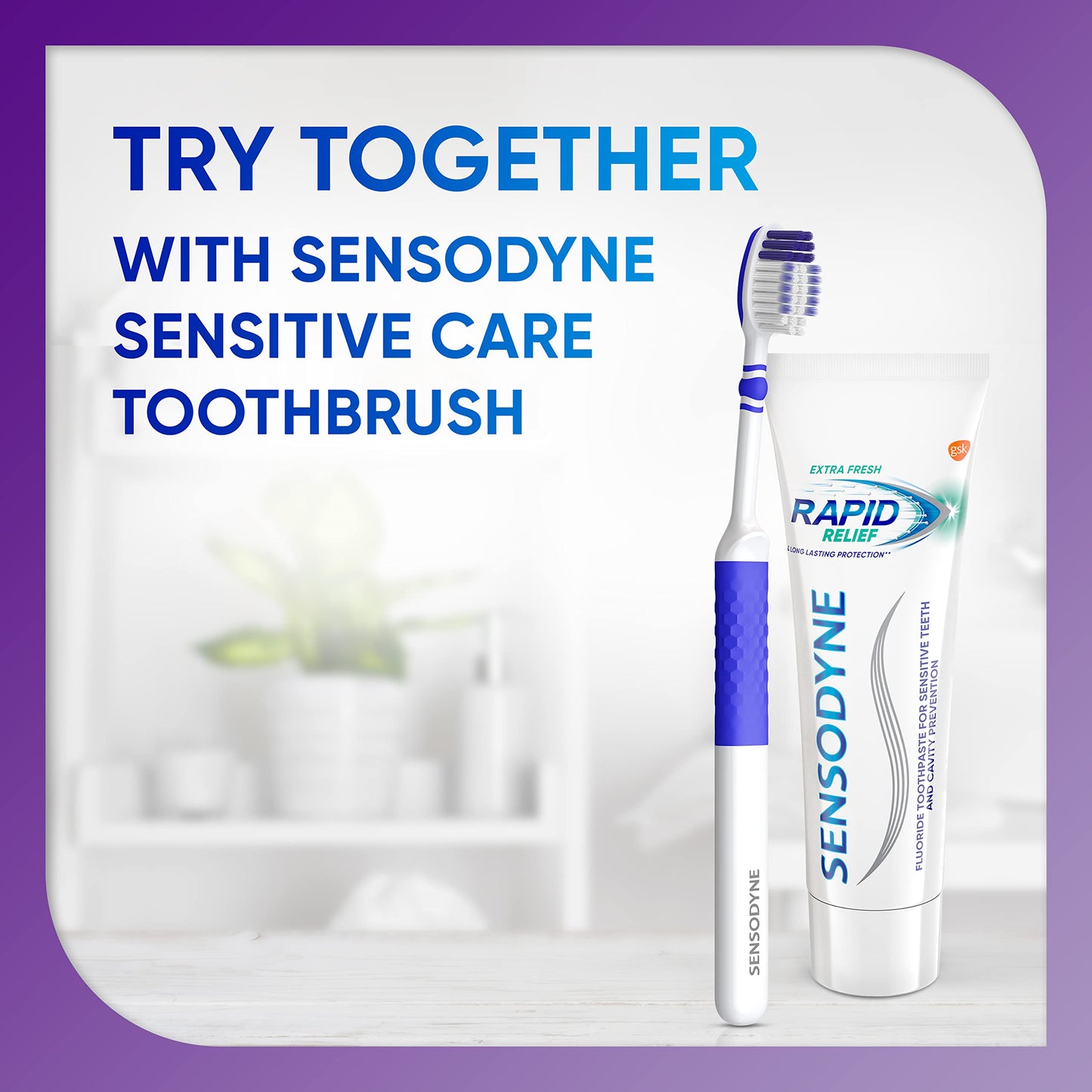 Sensodyne Rapid Relief Sensitive Toothpaste, Extra Fresh - 3.4 Ounces (Pack of 3)