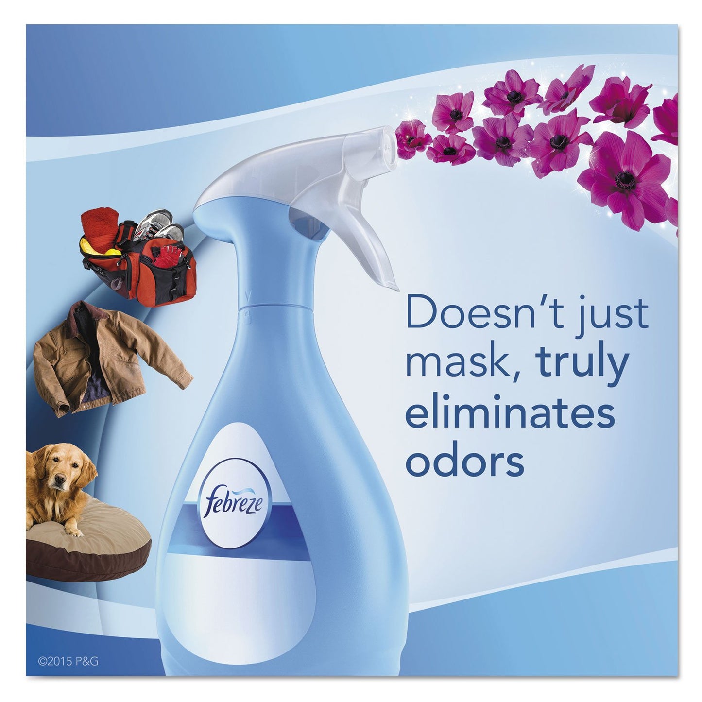 Febreze 47804CT Fabric Refresher & Odor Eliminator Gain Original 27 oz Spray Bottle 6/Carton