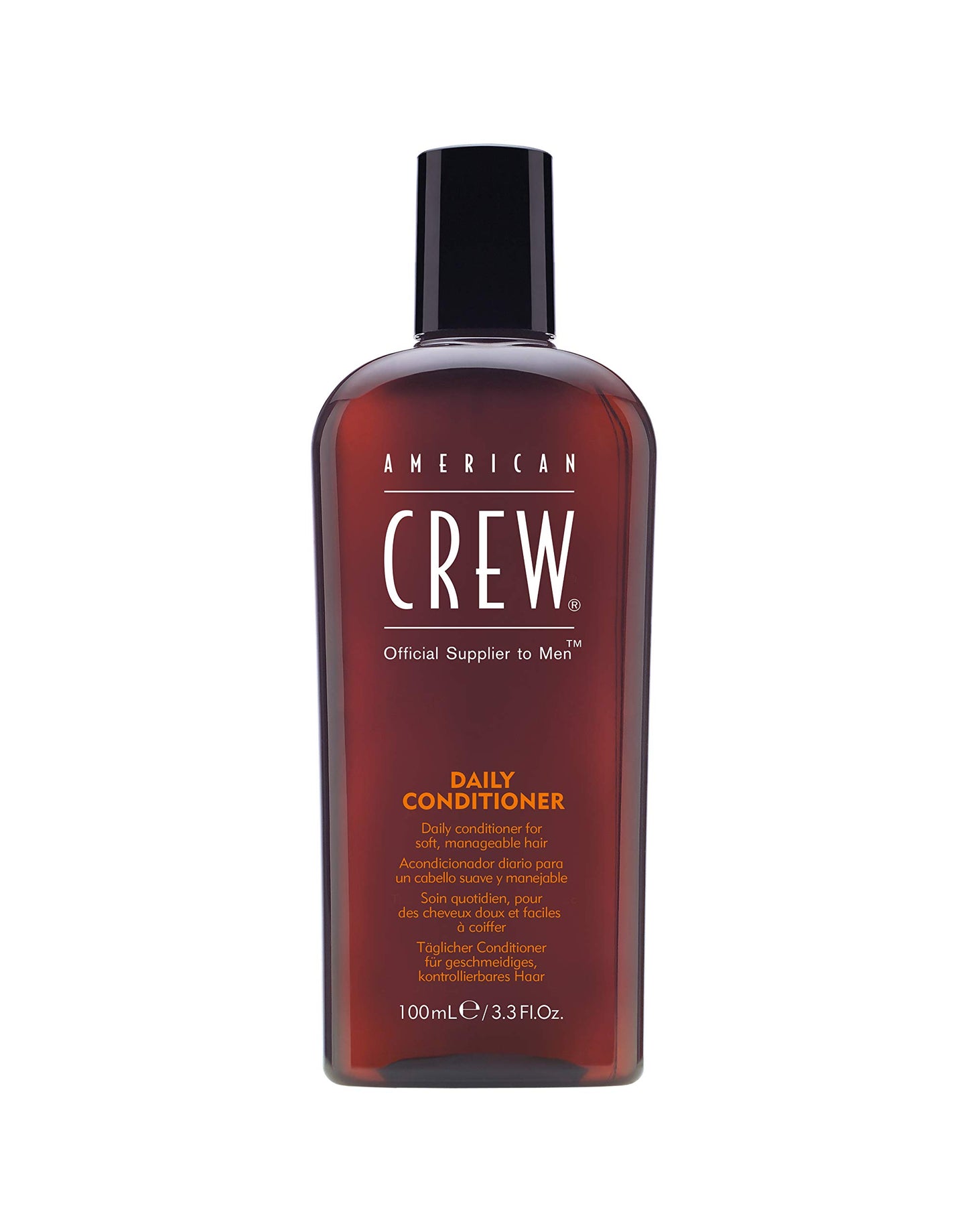 Men's Conditioner by American Crew, Daily Conditioner for Soft, Manageable Hair, Naturally Derived, Vegan Formula, Citrus Mint, 3.3 Oz
