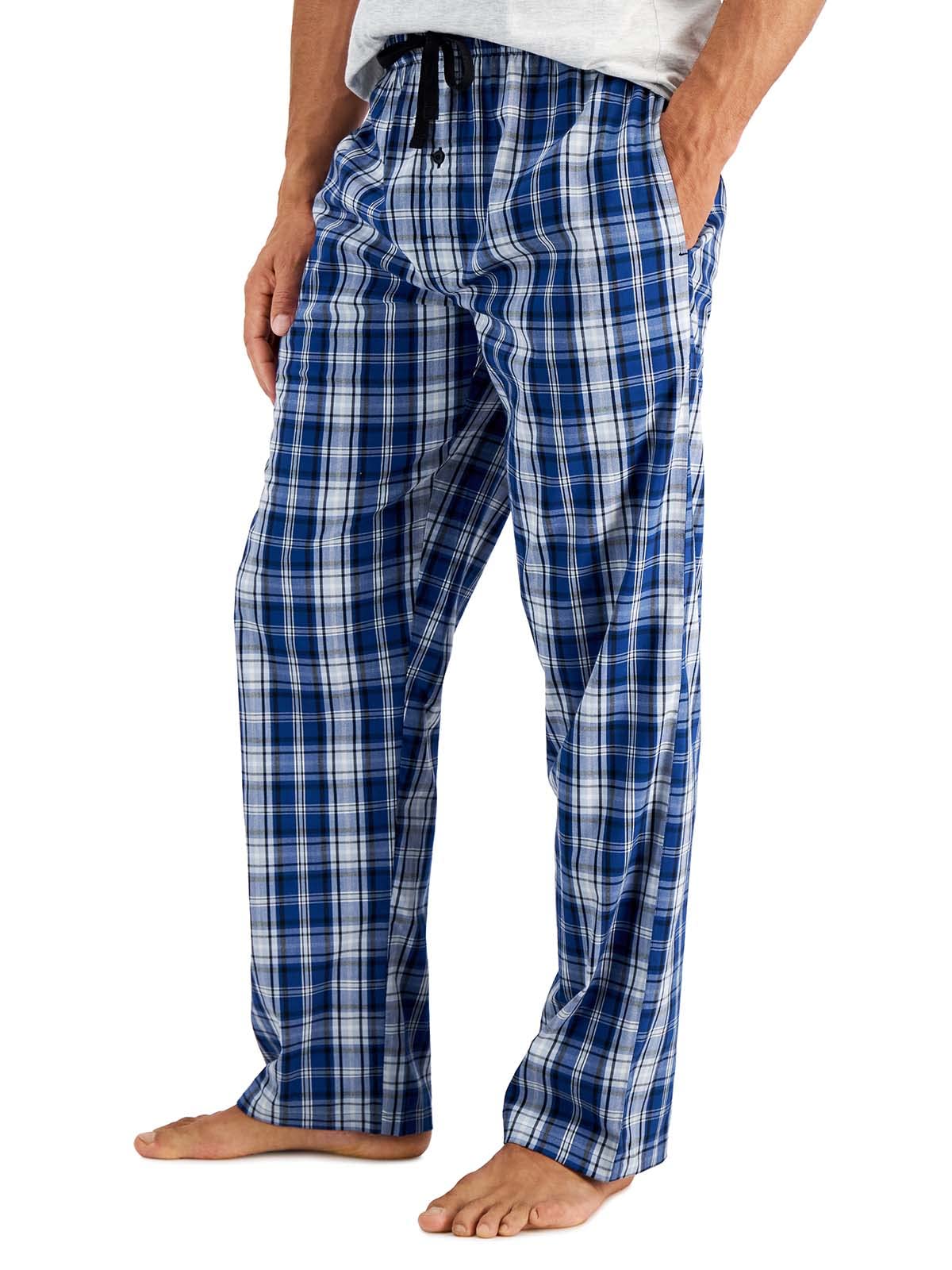 Hanes Men's Woven Pajama Pant, Navy, Large