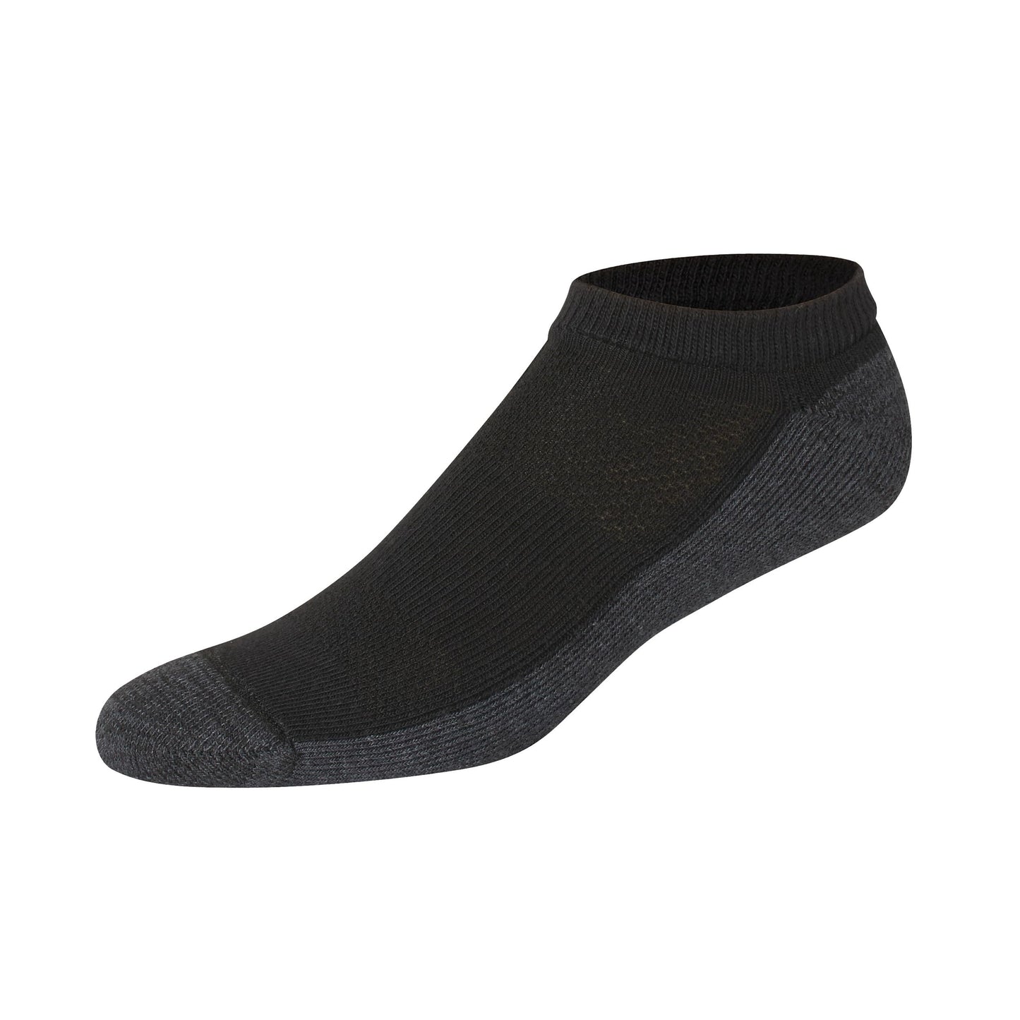 Hanes mens Hanes Men's X-temp Cushioned No Show (Pack of 12 Pairs) Casual Sock, Black, 14-Dec US